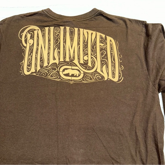 Ecko Unlimited XL L/S Shirt Mint Condition AOP - Picture 4 of 11